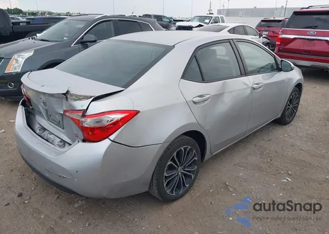 2014 Toyota Corolla S Plus z USA, uszkodzony, nr VIN 5YFBURHE1EP136846